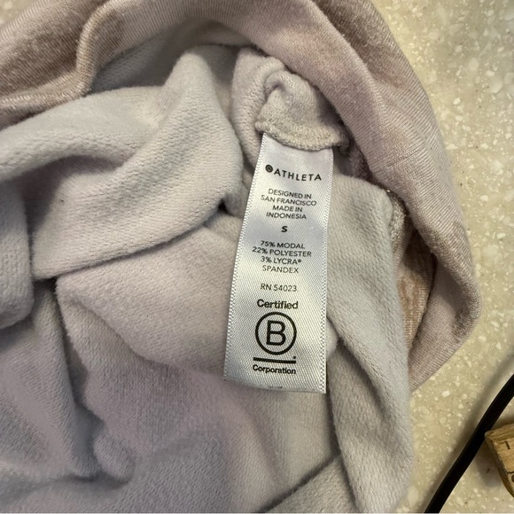 Athleta Tan Camouflage Crewneck Hoodie - Picture 9 of 9